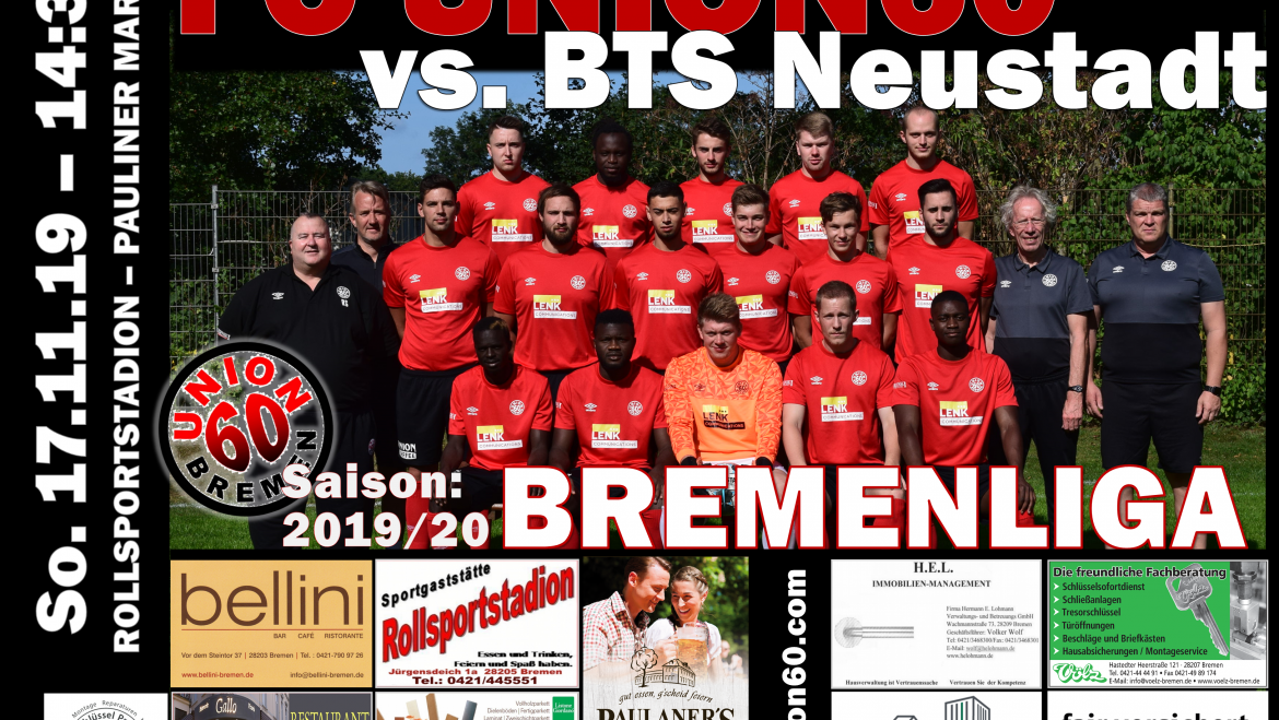 Serie  hält – Team erreicht  gegen die BTS Neustadt 1:1 (0:0) – Remis