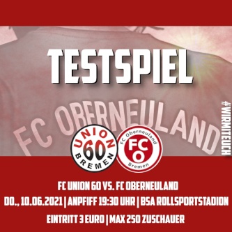 H1 testet  gegen den  Regionalligisten FC Oberneuland