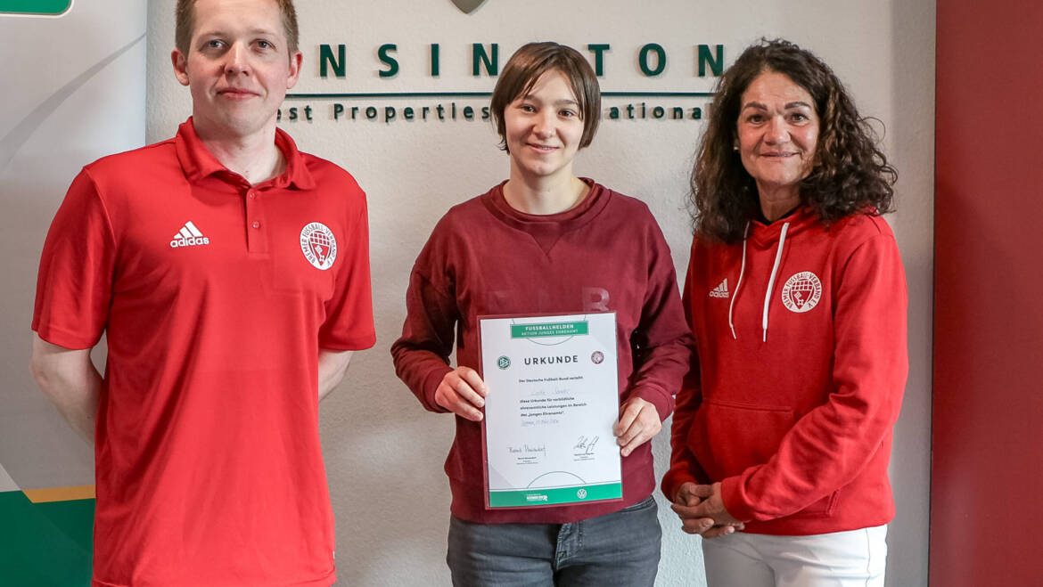 DFB-Ehrenamtspreise: Lotte Sander ist eine der Preisträgerinnen